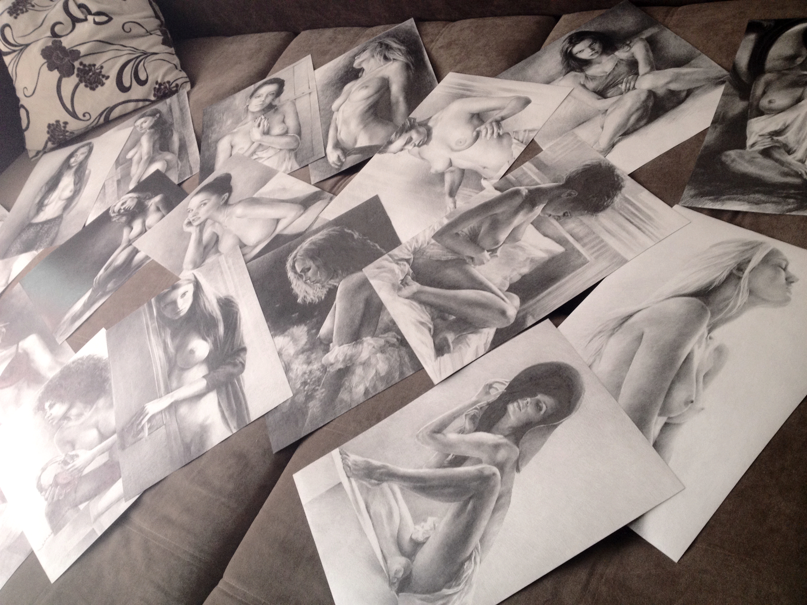 20 pencil works - NSFW, My, Art, Pencil drawing, Creation, Art, Artworks, Paint, My