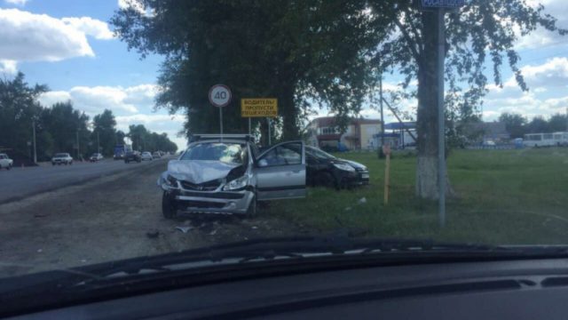 Под Белгородом пьяный пенсионер протаранил иномарку наркомана. - Белгород, Карма, ДТП, к-к-Комбо