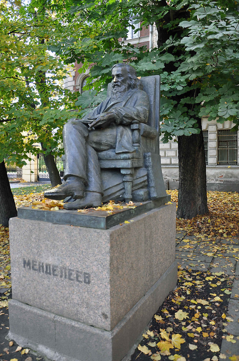 Unusual monument - Mendeleev, Monument, Smoking, Humor, Longpost, Dmitry Mendeleev