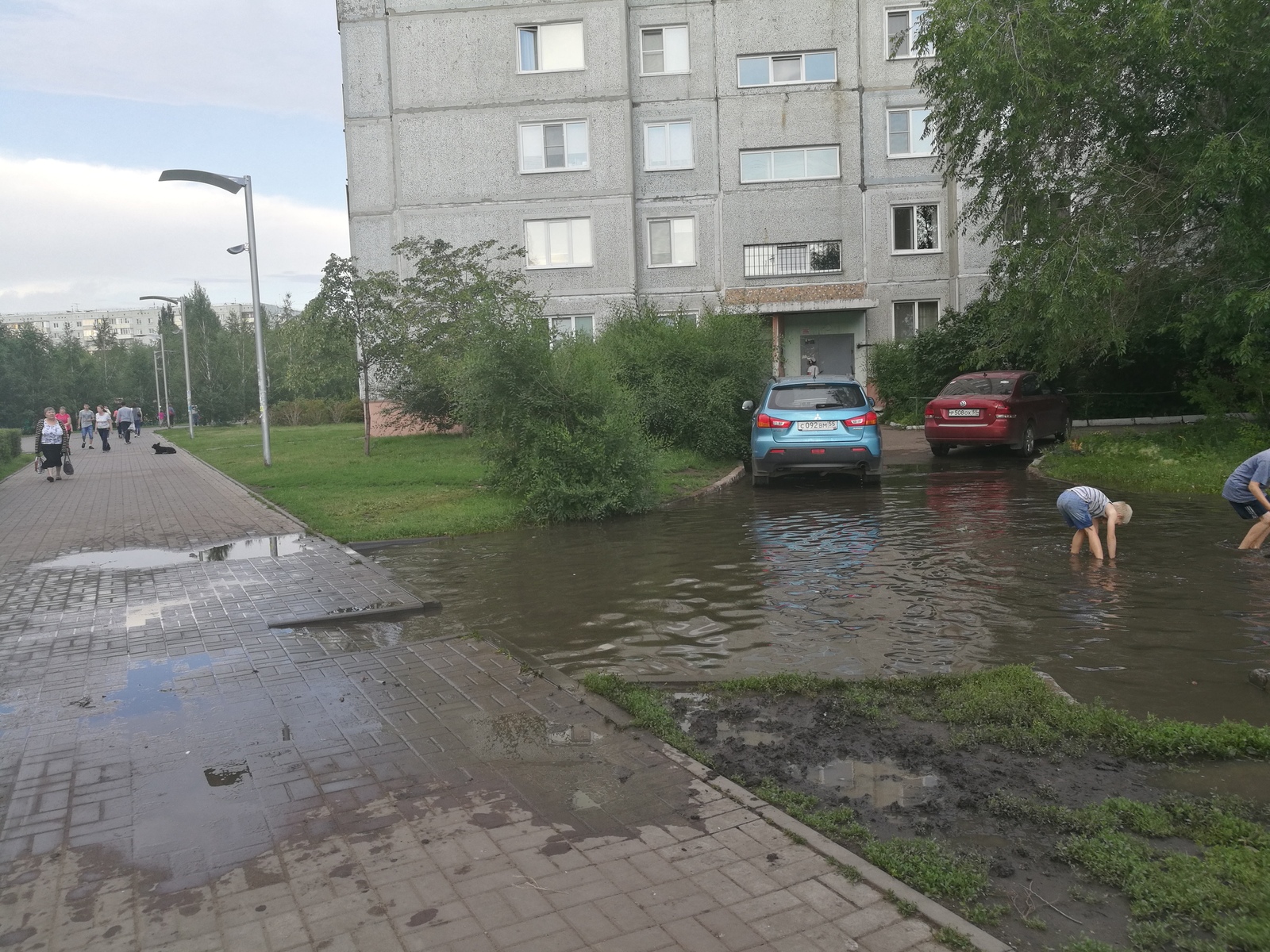 L-stormwater... - Omsk, Puddle