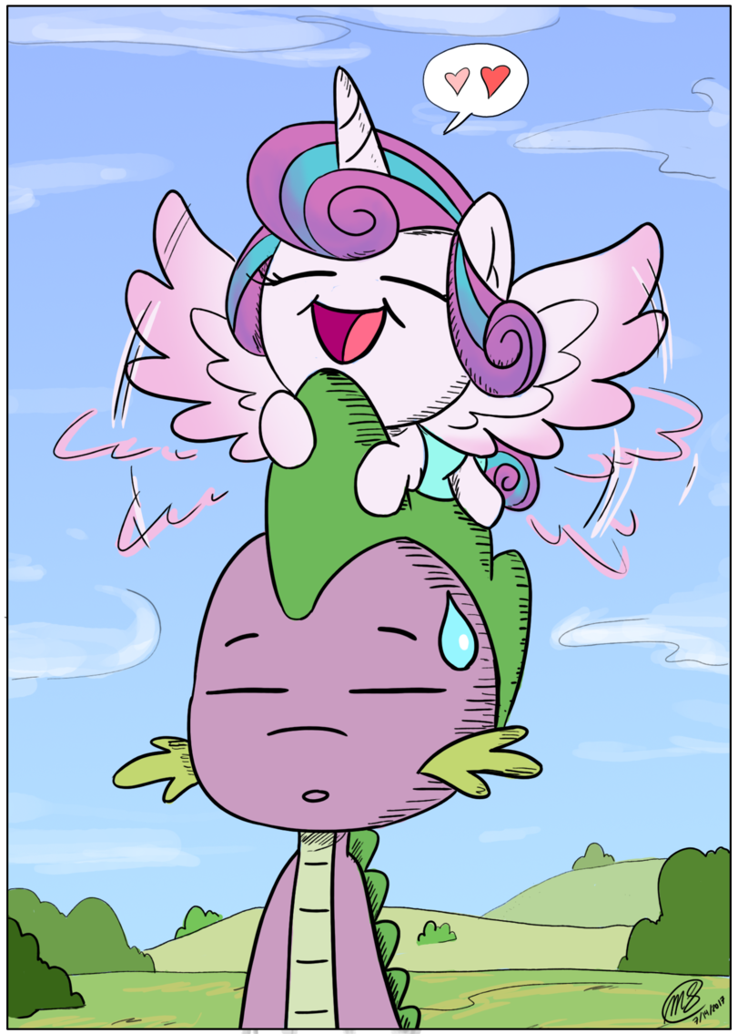 The Playdate - My Little Pony, Spike, Flurry Heart