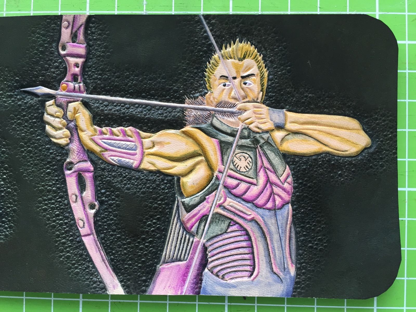 PURSE FOR ARCHER - My, Leather products, , Wallet, Presents, Leather, Hawkeye, Archers, Longpost