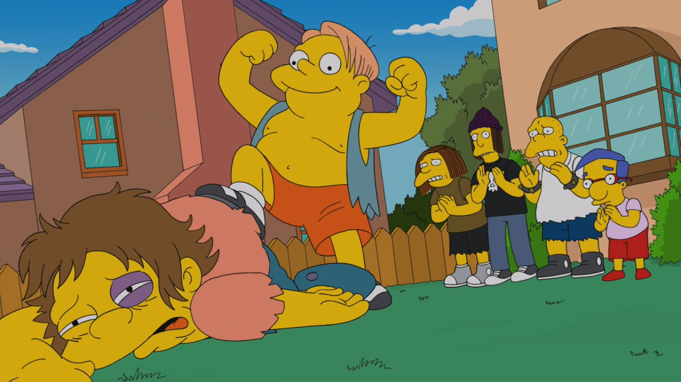 Dreams Come True! - The Simpsons, Milhouse Van Houten, , Nelson Mantz, Fingal, Bruise