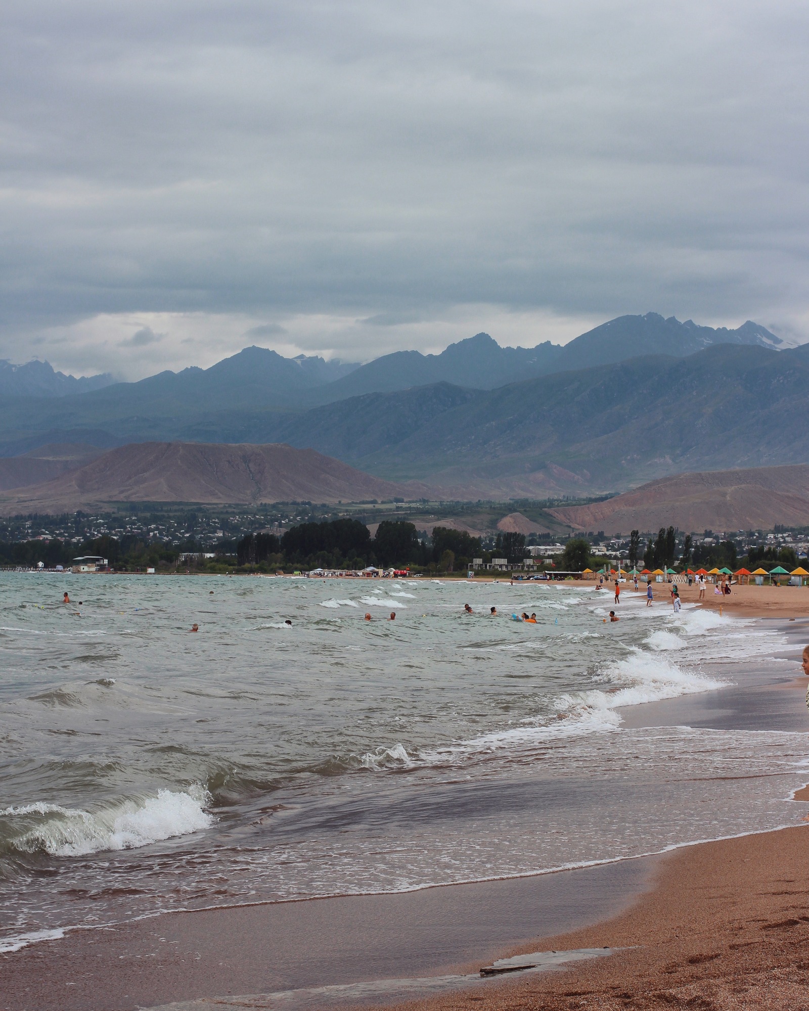 Issyk-Kul, Kyrgyzstan - My, Issyk-Kul, Lake, Kyrgyzstan, The photo, The mountains, Nature, Landscape, Morning