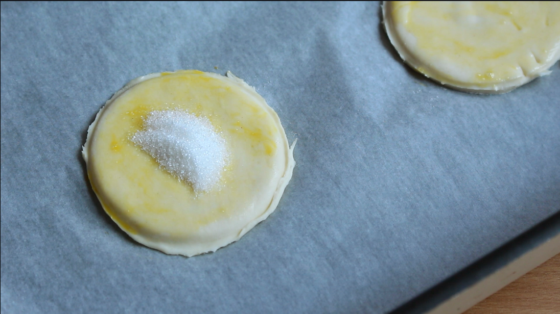 Quick puffs for tea - My, Cooking, Longpost, Video recipe, Recipe, Food, Puff, Puff pastry, Apricot