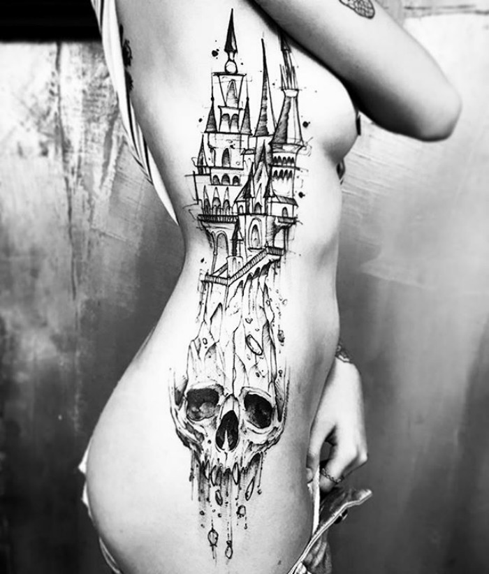 How Architecture Influenced Tattoo Art - Tattoo, Tattoo, Art, Architecture, Boredpanda, The photo, Longpost