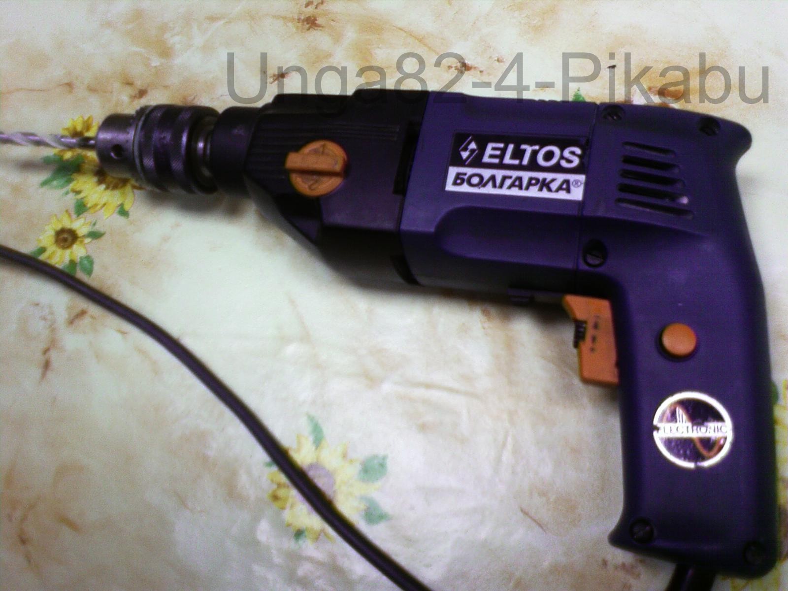 The soul of an angle grinder is locked inside this drill. - My, Drill, Bulgarian, 