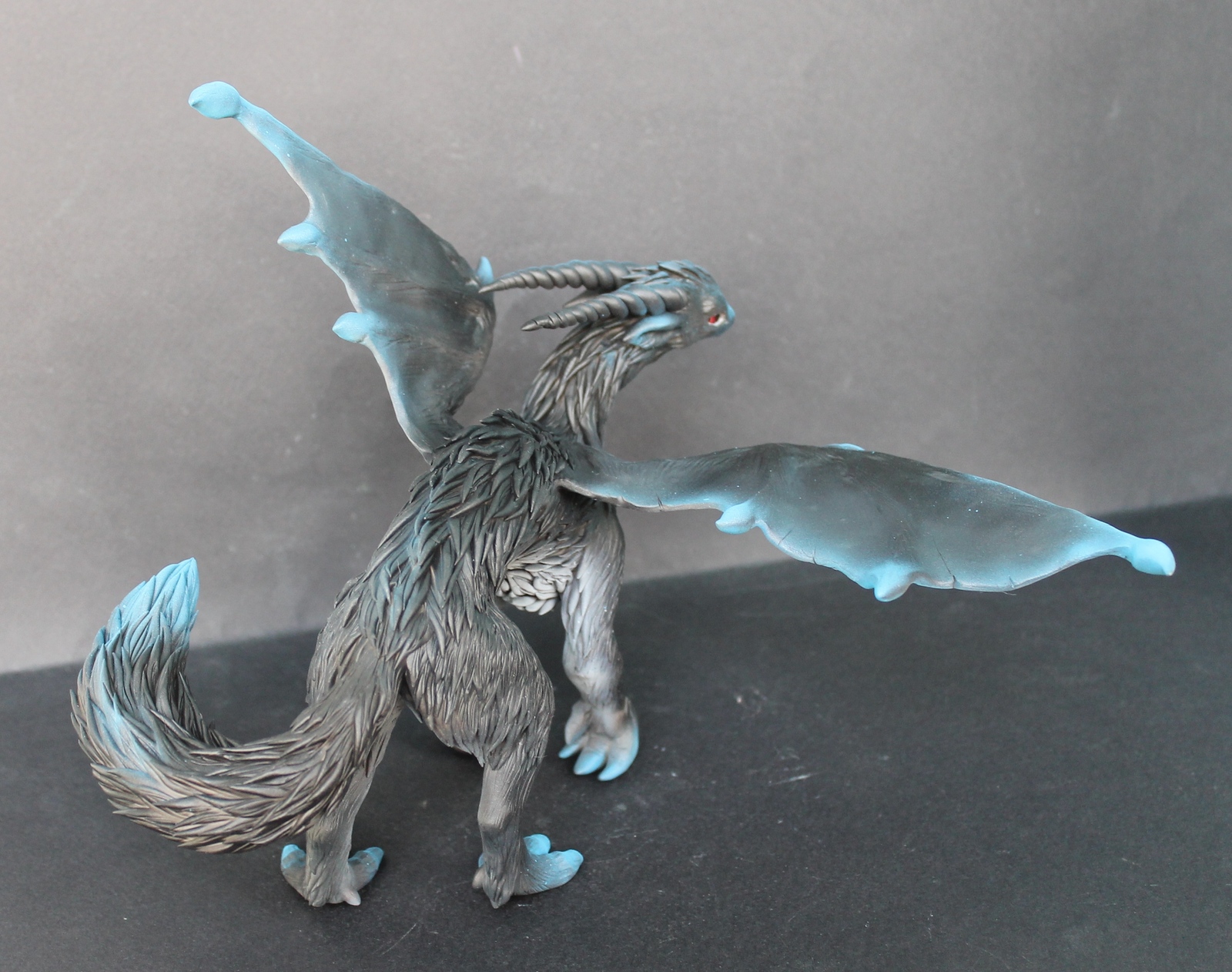 Dragon! - My, Needlework without process, Handmade, With your own hands, Handmade, Polymer clay, The Dragon, Лепка, Longpost