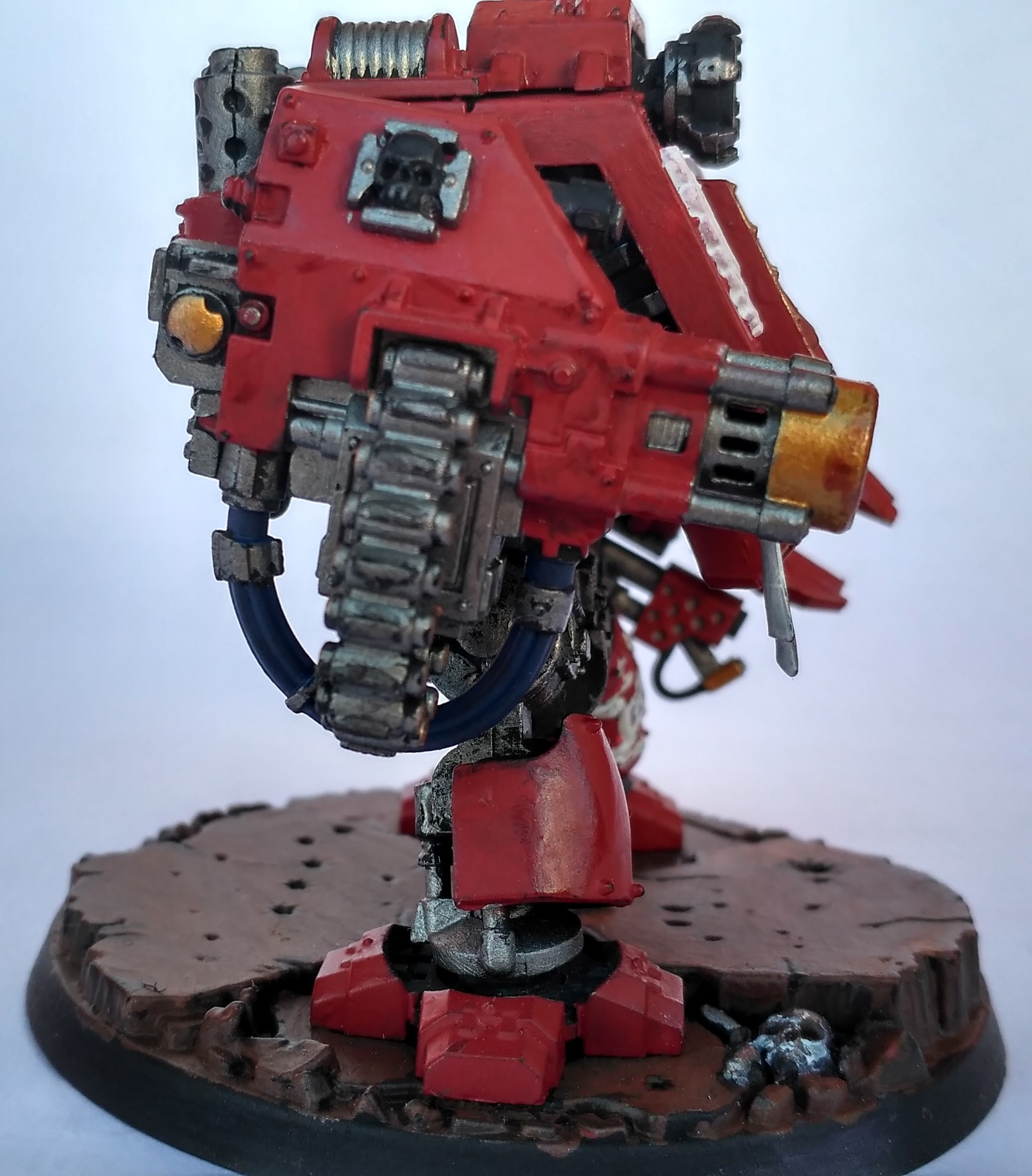 Blood Angels Dreadnought Paint - My, Painting, Painting miniatures, Warhammer 40k, Wh miniatures, Miniature, Longpost