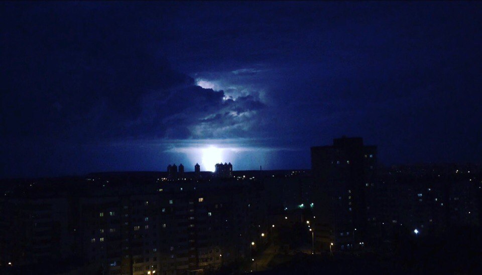 Friday thunderstorm in Perm - A selection, The photo, Permian, Thunderstorm, Weather, Longpost