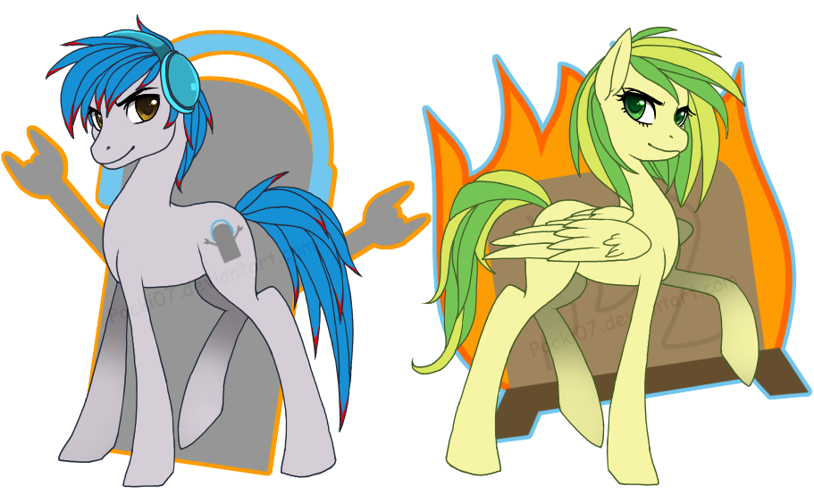 Live tombstone and glaze :/ - My little pony, Original character, , 