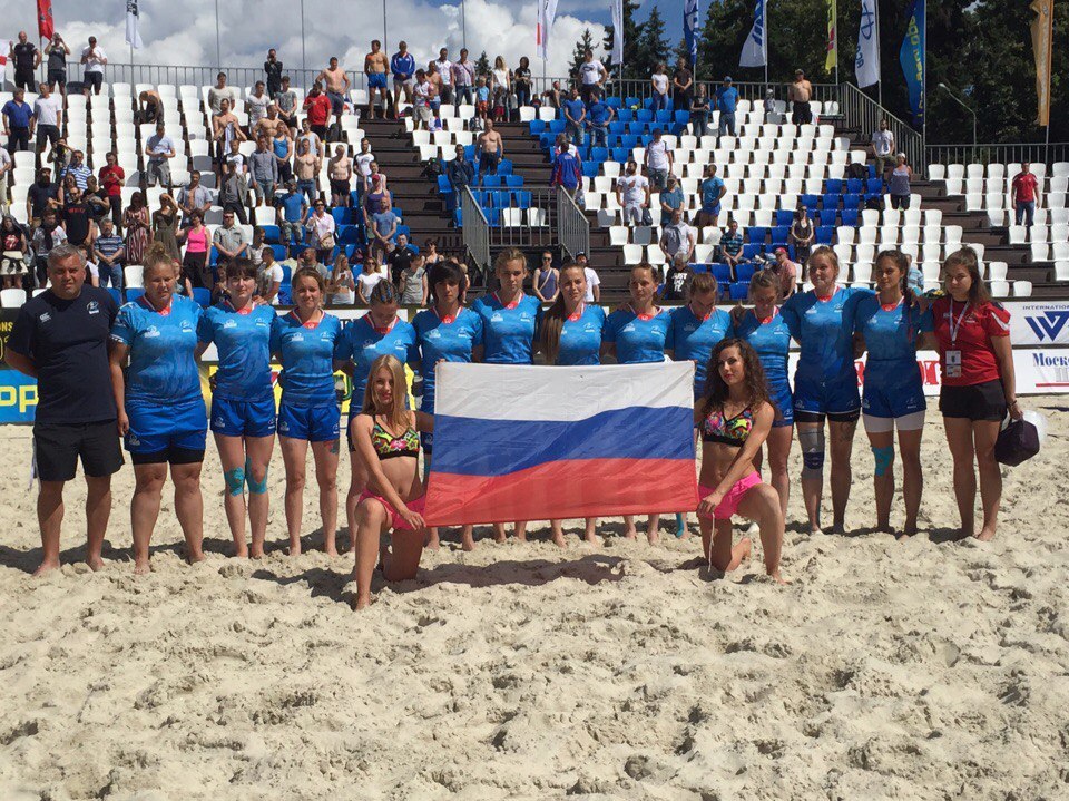 The Russian women's team is the European champion in beach rugby! - Rugby, Russian team, Che, Longpost