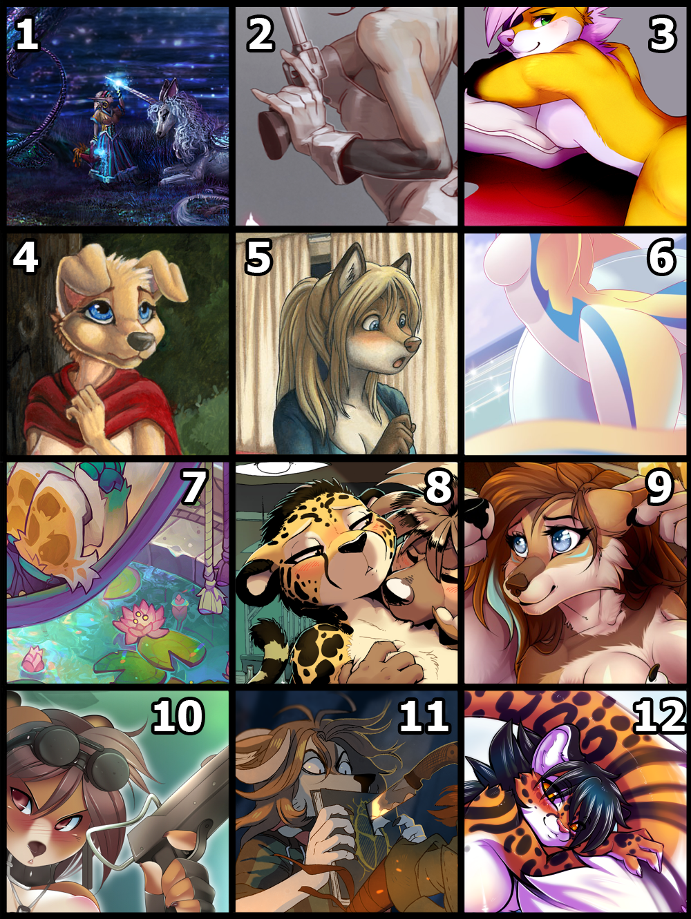 How well do you get to know furry artists? Part 3 - NSFW, Furry, Art, Competition, Probably