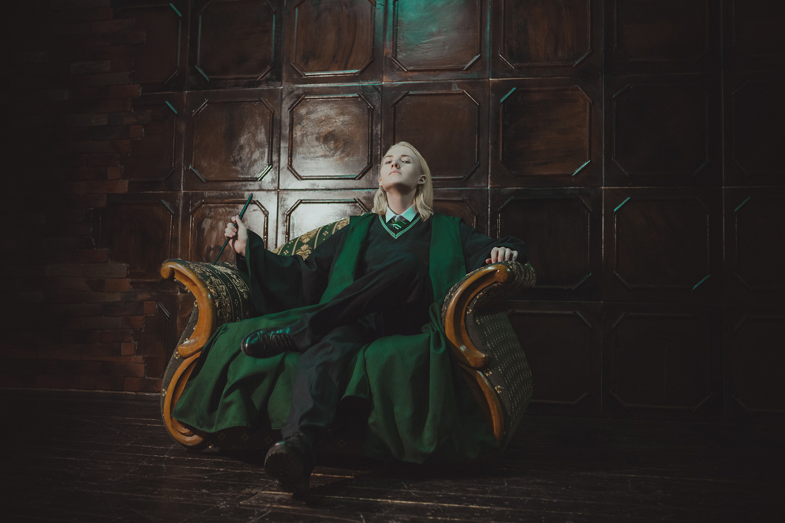 Cosplay FP Part Two: Draco and the Golden Trio - My, Harry Potter, Cosplay, The photo, Longpost