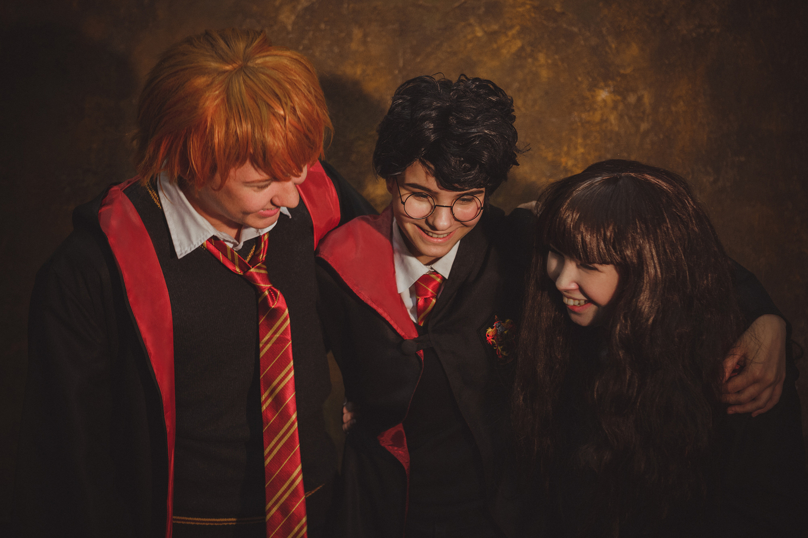 Cosplay FP Part Two: Draco and the Golden Trio - My, Harry Potter, Cosplay, The photo, Longpost