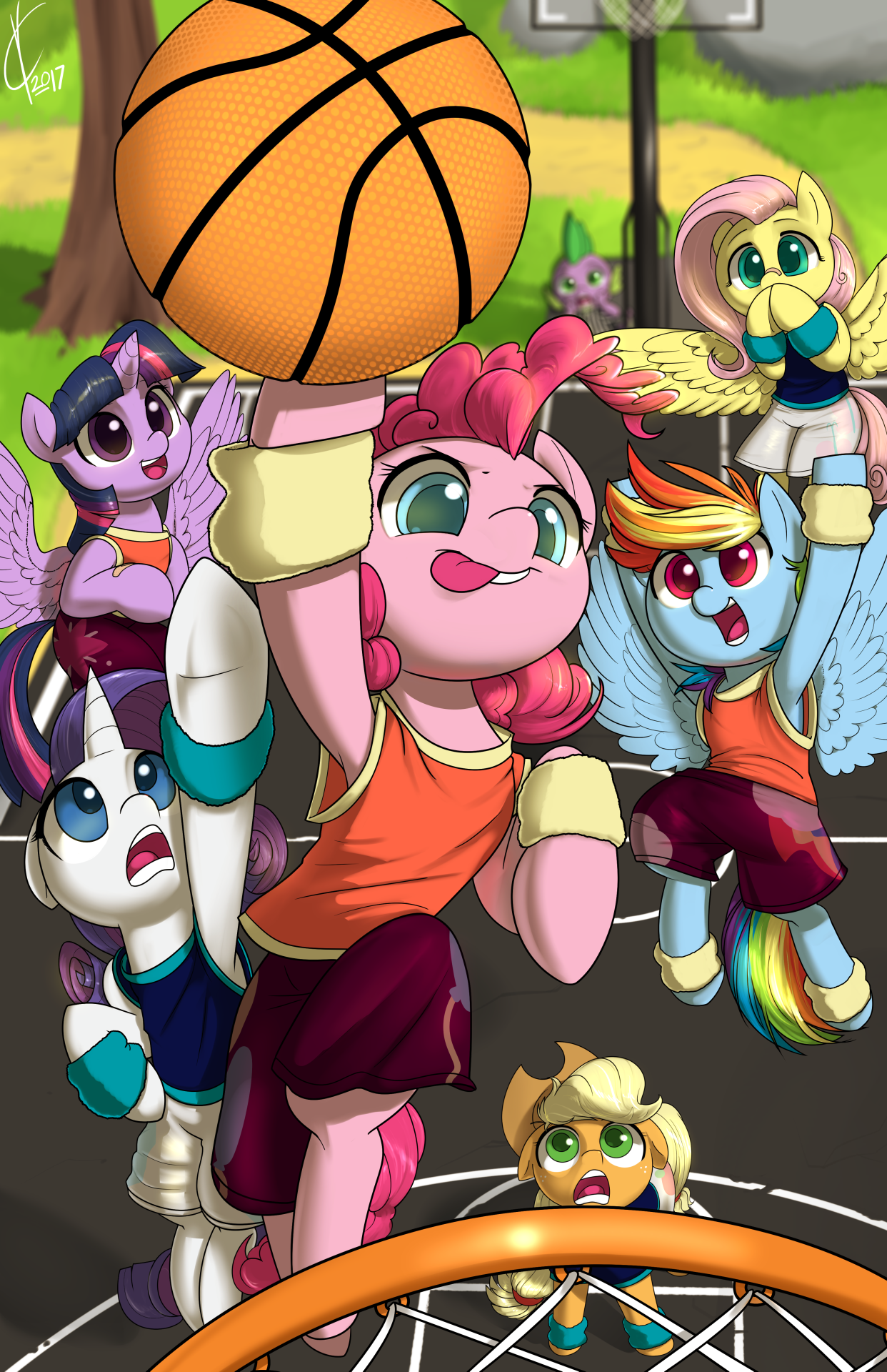 The Winning Shot - My little pony, PonyArt, Mane 6, Spike