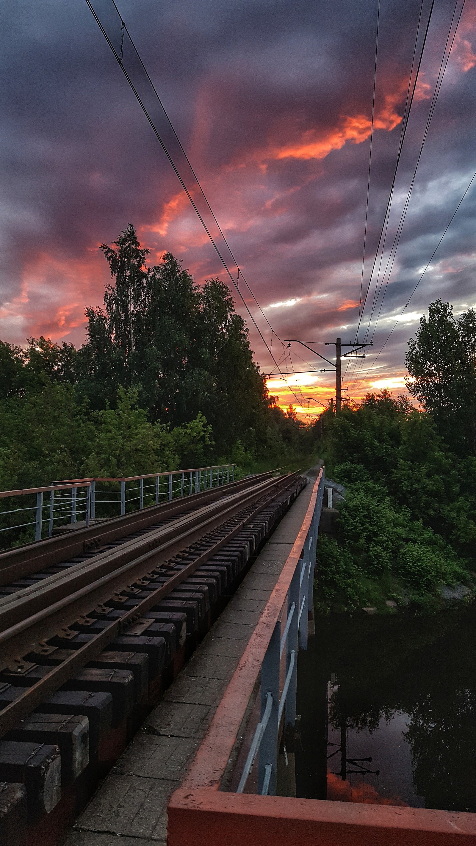 Evening - My, Sunset, Path, River, The photo, Evening