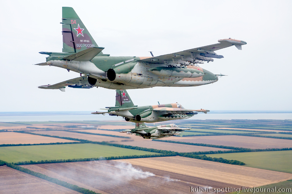 Rooks over the sea. - Aviation, Teachings, Air force, Vks, Su-25, Longpost