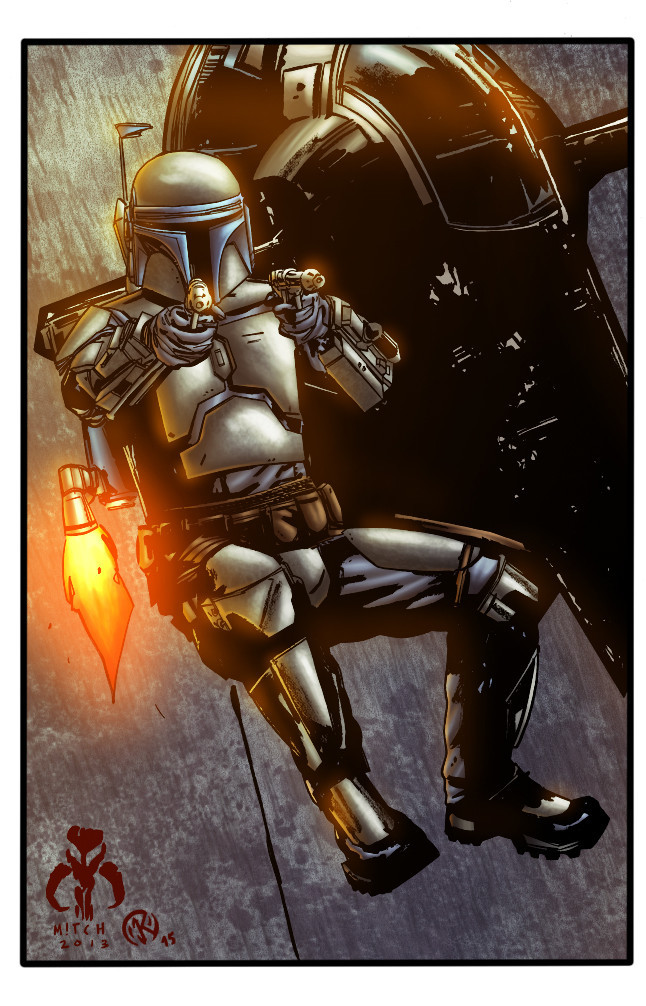 Another wave of awesome art - Star Wars, Boba95fet, Art, Longpost, Tag