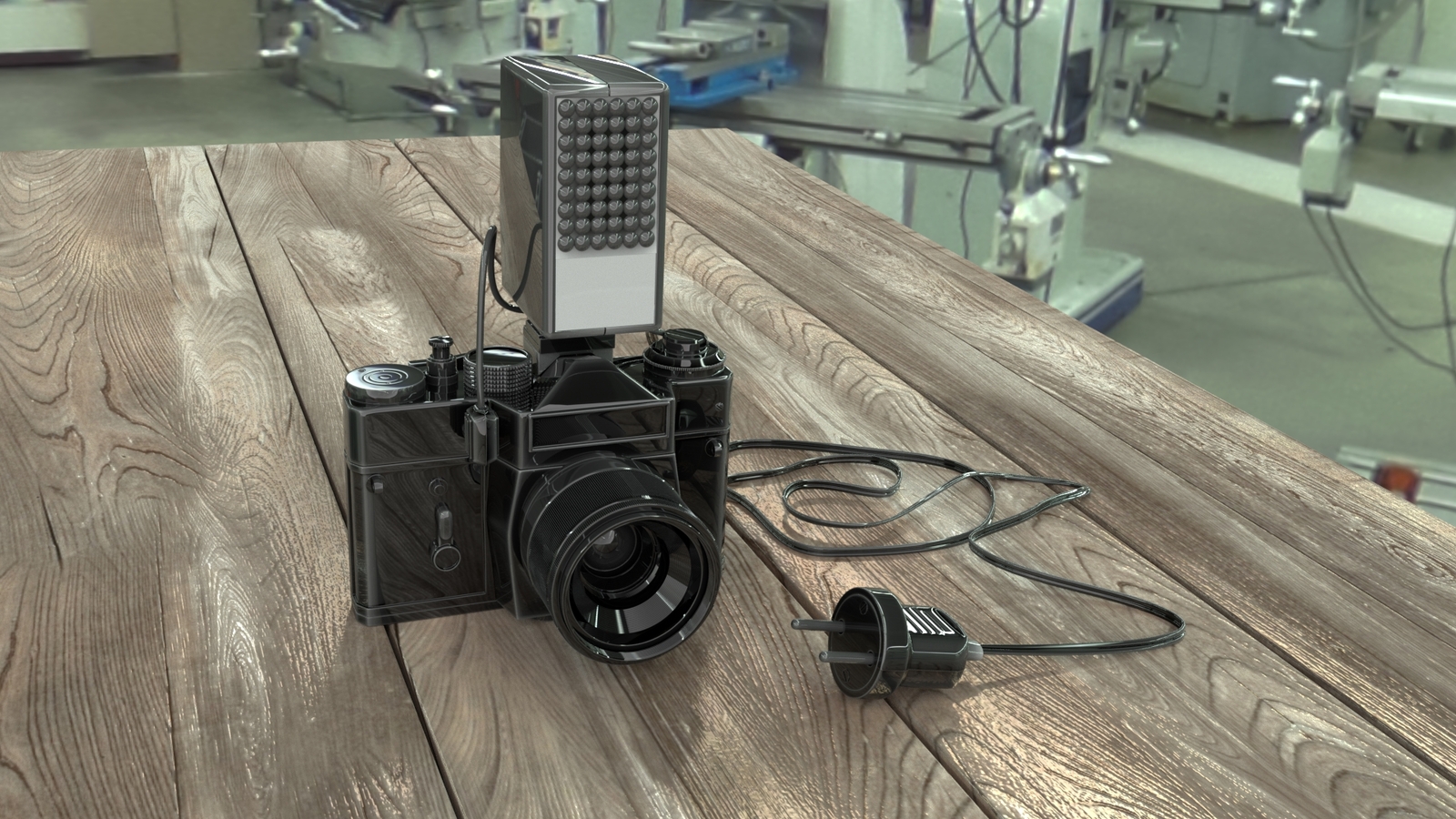 WIP Zenit-11 - My, 3D, Blender, Reflex camera, Process, Longpost, Work in progress