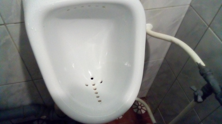 White is the color of holiness - My, Urinal, Toilet, Cross, Insulting the feelings of believers