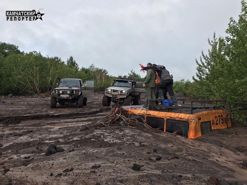 Kamchatka, it's raining - Mudflow, Kamchatka