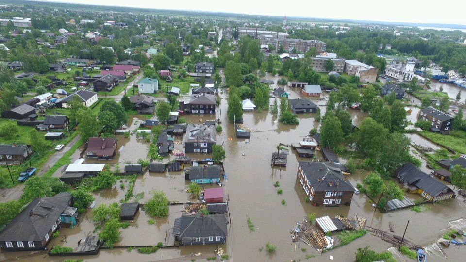 State of emergency in the city of Vytegra, Vologda region - My, Vytegra, Emergency, , Bad weather, Longpost