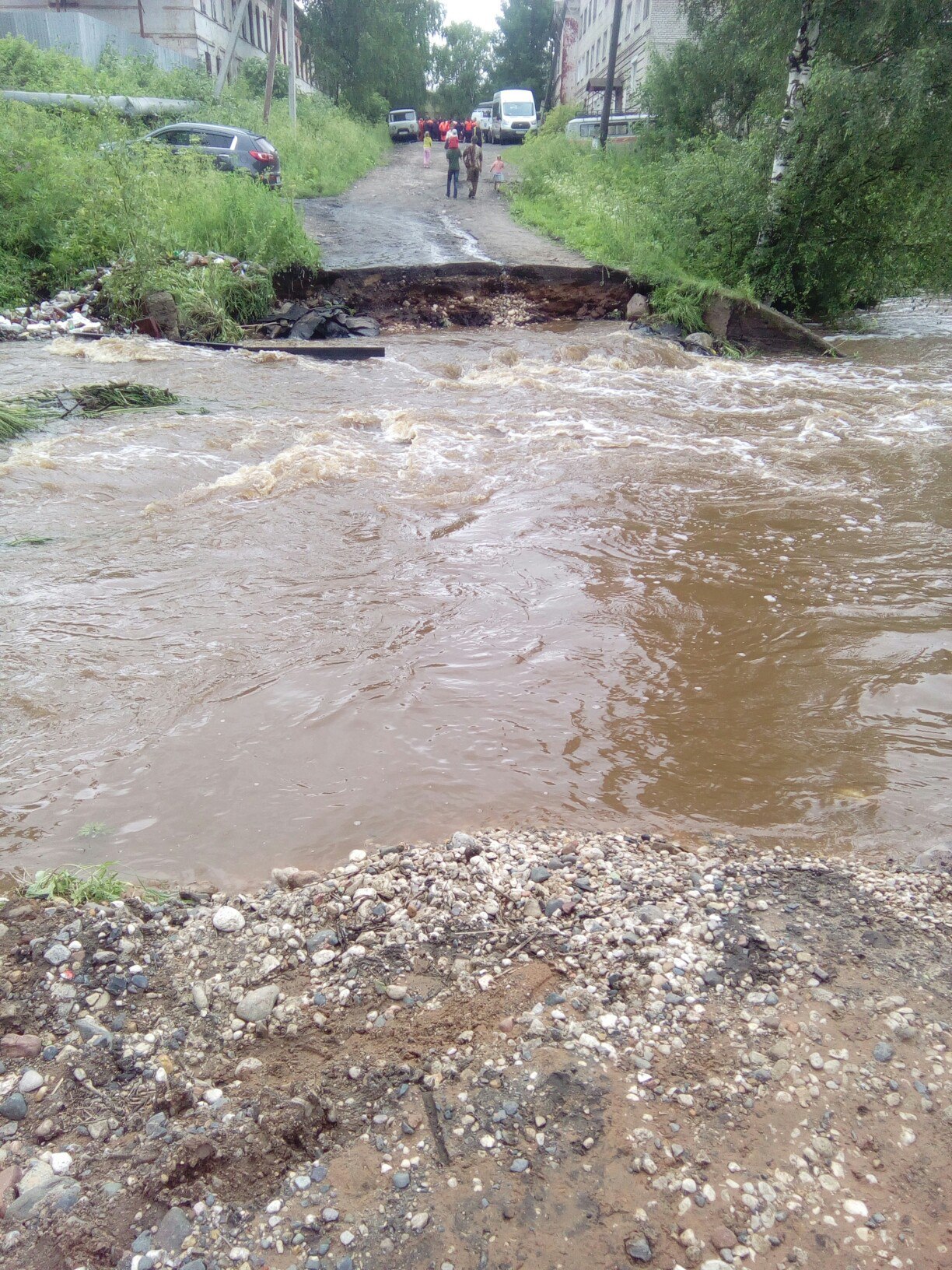 State of emergency in the city of Vytegra, Vologda region - My, Vytegra, Emergency, , Bad weather, Longpost