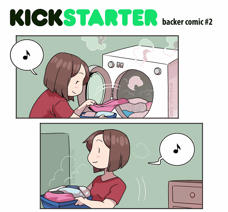 Washed the laundry... And it needs to be washed again - Comics, Zombiesmile, , cat