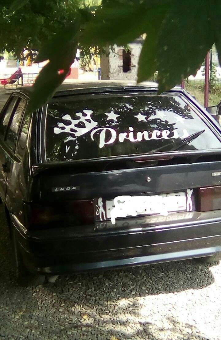 Today I went to visit a friend and here - My, Princess, Car, Deception, Illiteracy, Mat