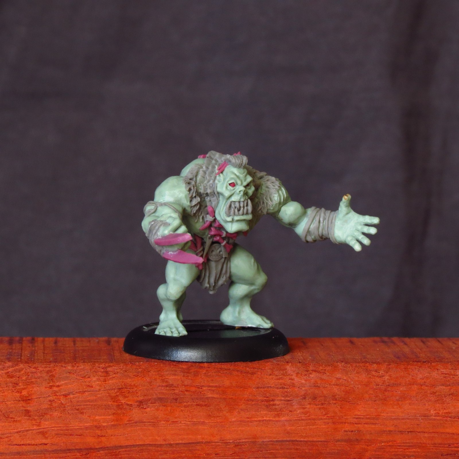 New blitzer miniature for the Toa Orcs team (ex Maori Orcs) - Sculpture, Blood Bowl, Wh miniatures, Warhammer fantasy battles, Polymer clay, Longpost