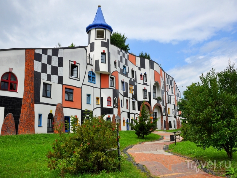 Unusual architecture. Village of Bad Blumau, Styria, Austria - , Visiting a fairy tale, Longpost