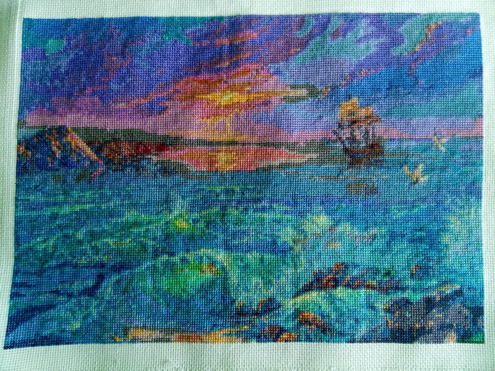 About cross stitch, Part 3 (a small addition to the second) - My, Cross-stitch, Needlework without process, Painting, Needlework