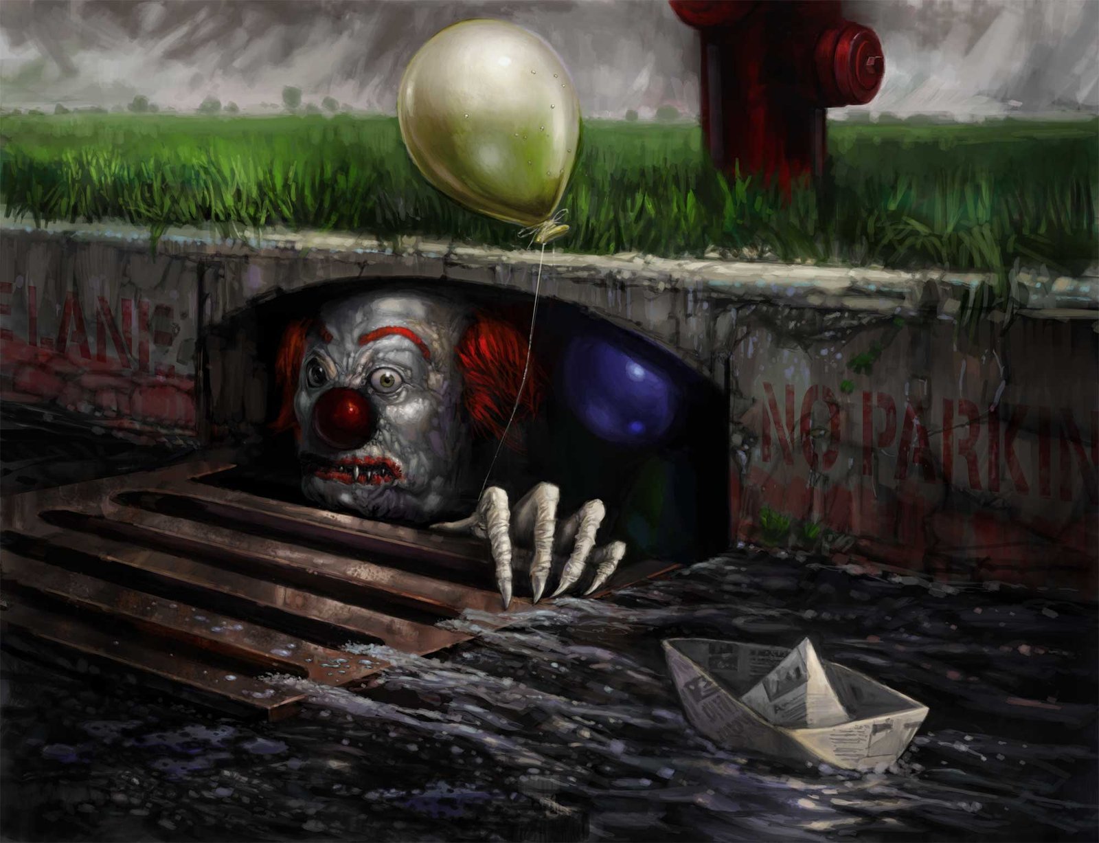 We all float down here - It, IT, Stephen King, Art