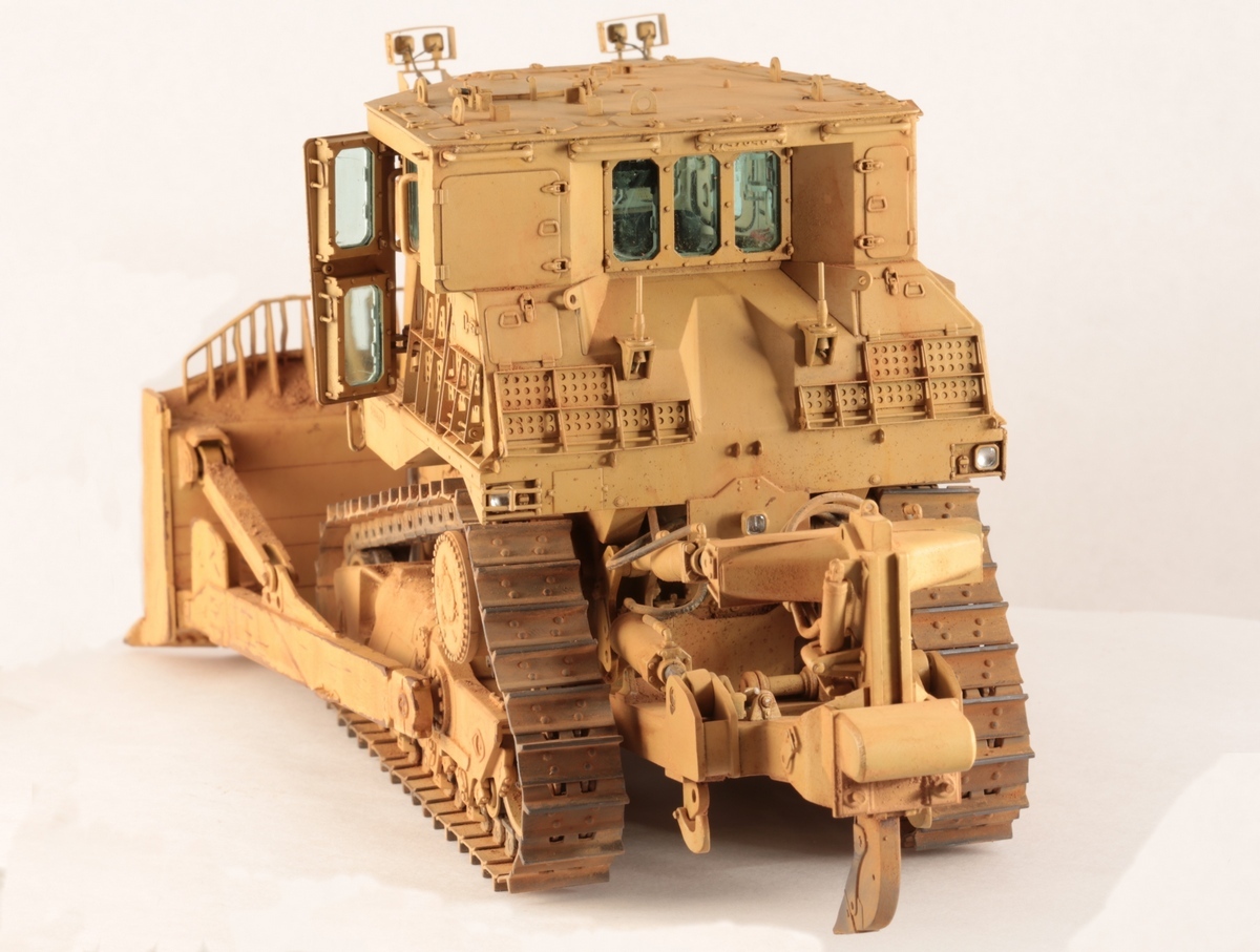 D9R Doobi Bulldozer 1/35 meng - My, Meng, Plastic, Bulldozer, Longpost, Prefabricated model, Scale model, Caterpillar, Modeling