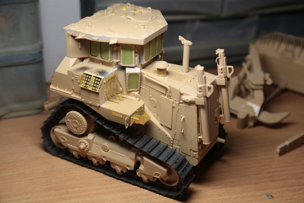 D9R Doobi Bulldozer 1/35 meng - My, Meng, Plastic, Bulldozer, Longpost, Prefabricated model, Scale model, Caterpillar, Modeling