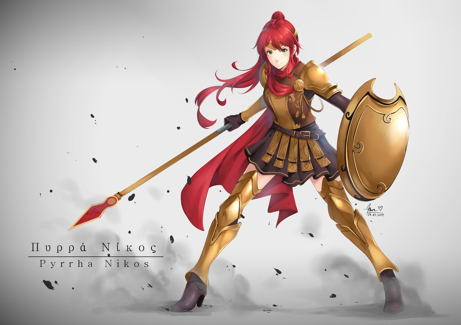 Pyrrha Nikos. - RWBY, Pyrrha nikos, Anime, Not anime