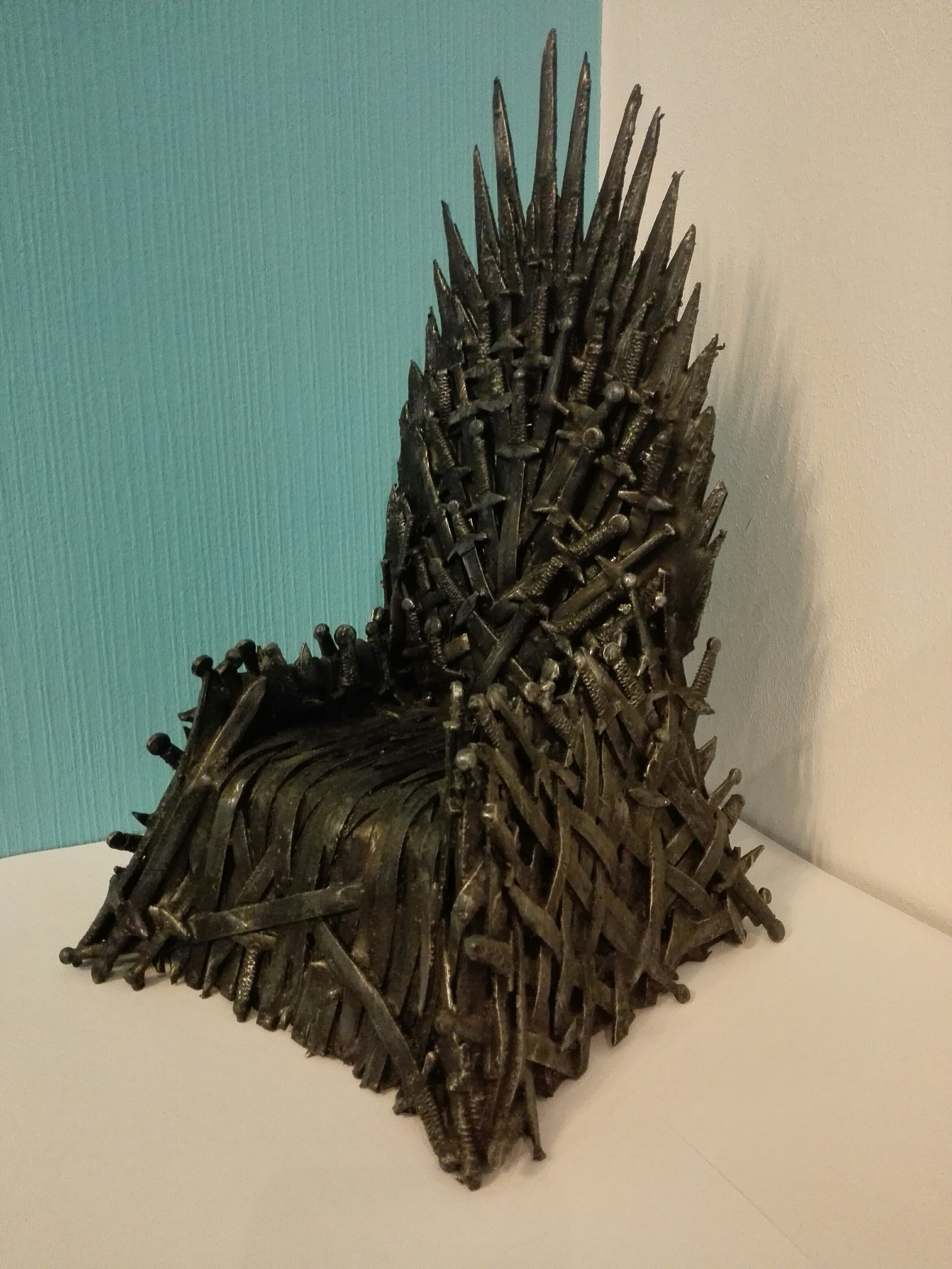 The Iron Throne from Game of Thrones - My, Game of Thrones, Handmade, Crafts, With your own hands, Longpost