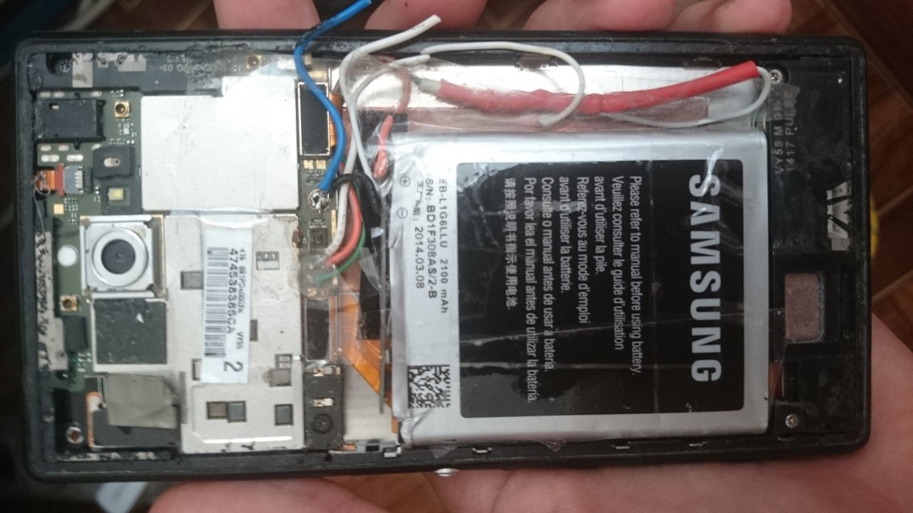 Frankenstein's Monster - SONY Xperia M2 - My, Frankenstein's Monster, Repair, 