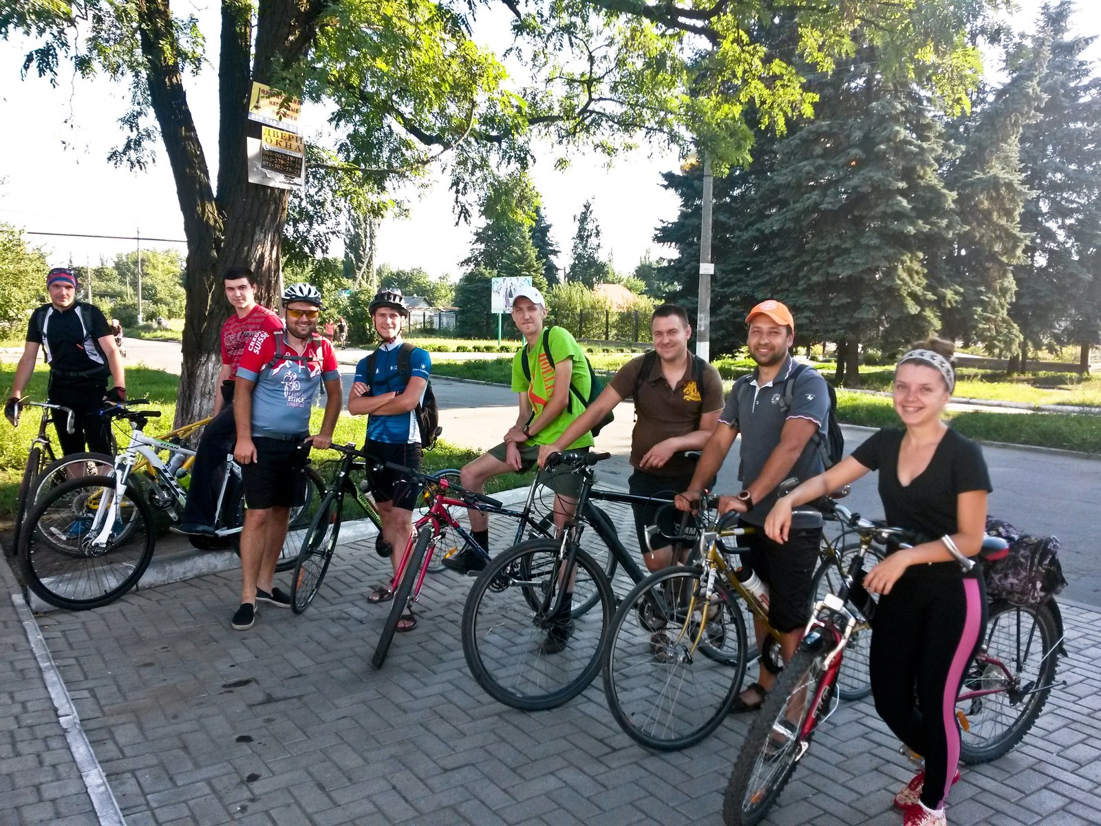 Mini ride VeloZhdanovka - My, Evening, Town, The park, Longpost