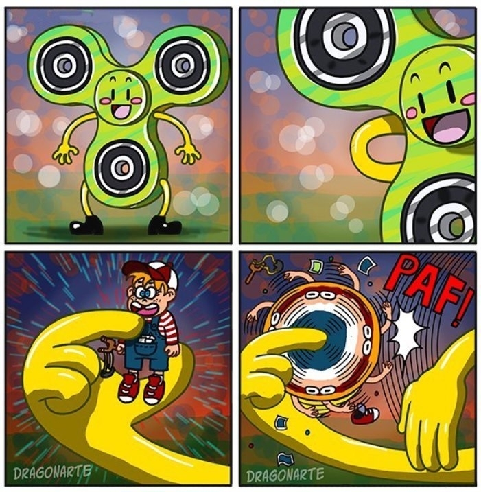 You spin me... - Spinner, Caricature, Rotation