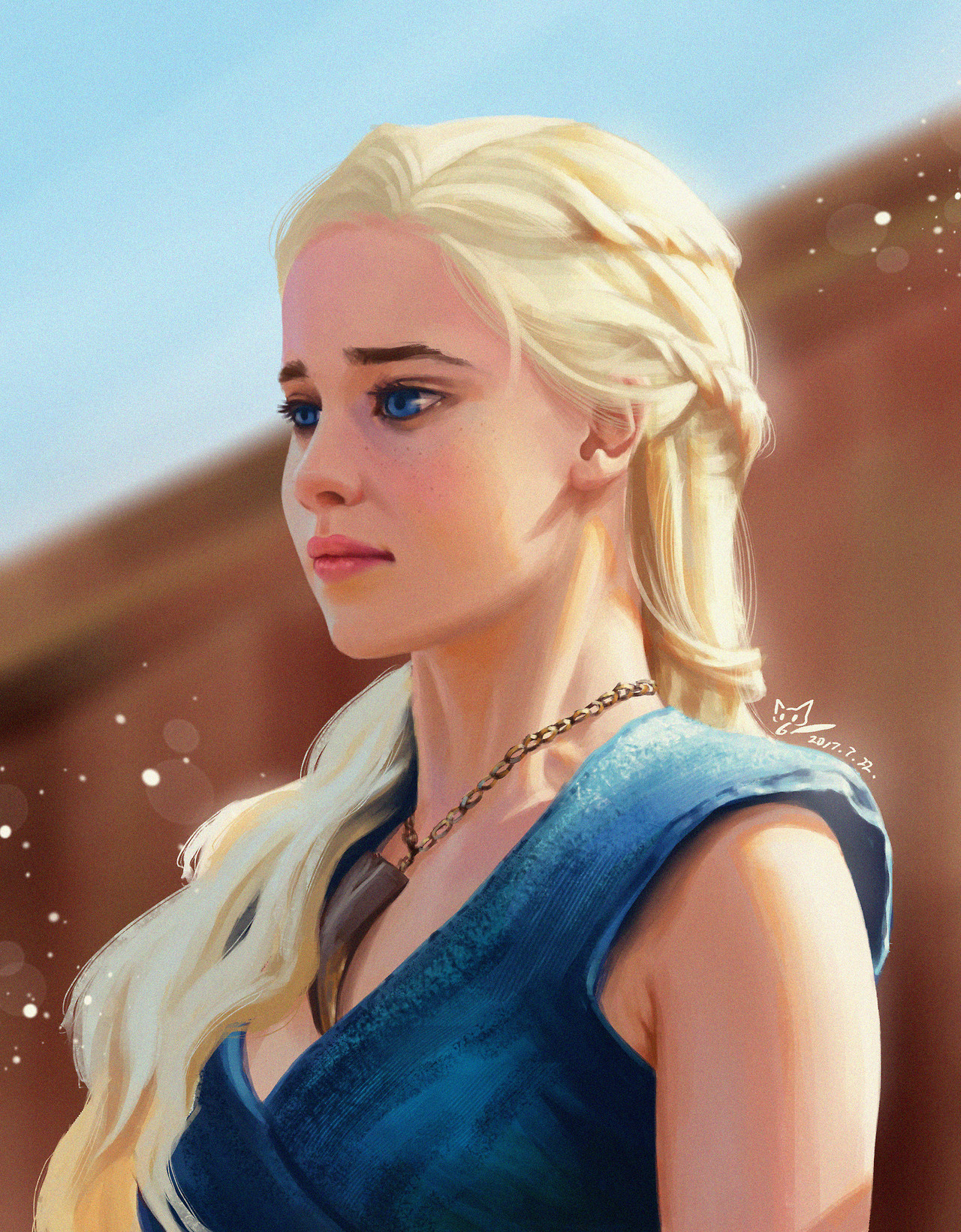 Dani - Daenerys Targaryen, Game of Thrones, Drawing