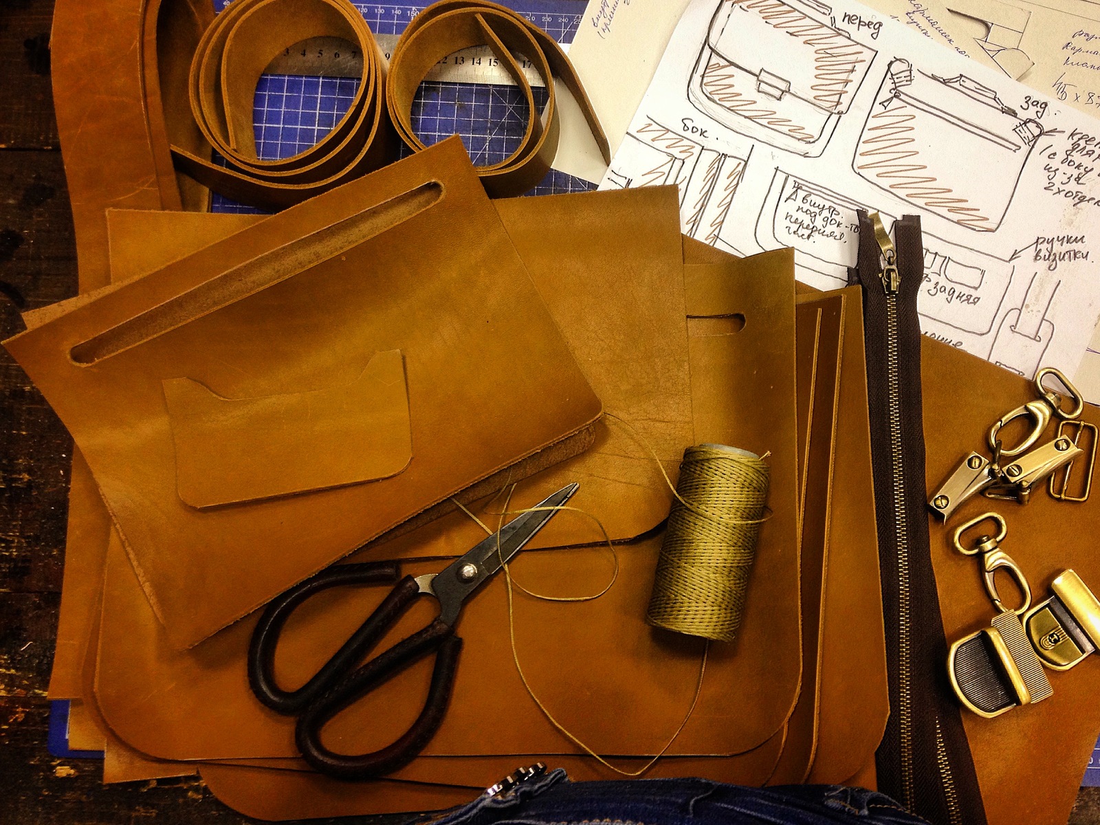 BabaLeatherworker. - My, Leather products, Babakezhevnik, Needlework with process, Longpost