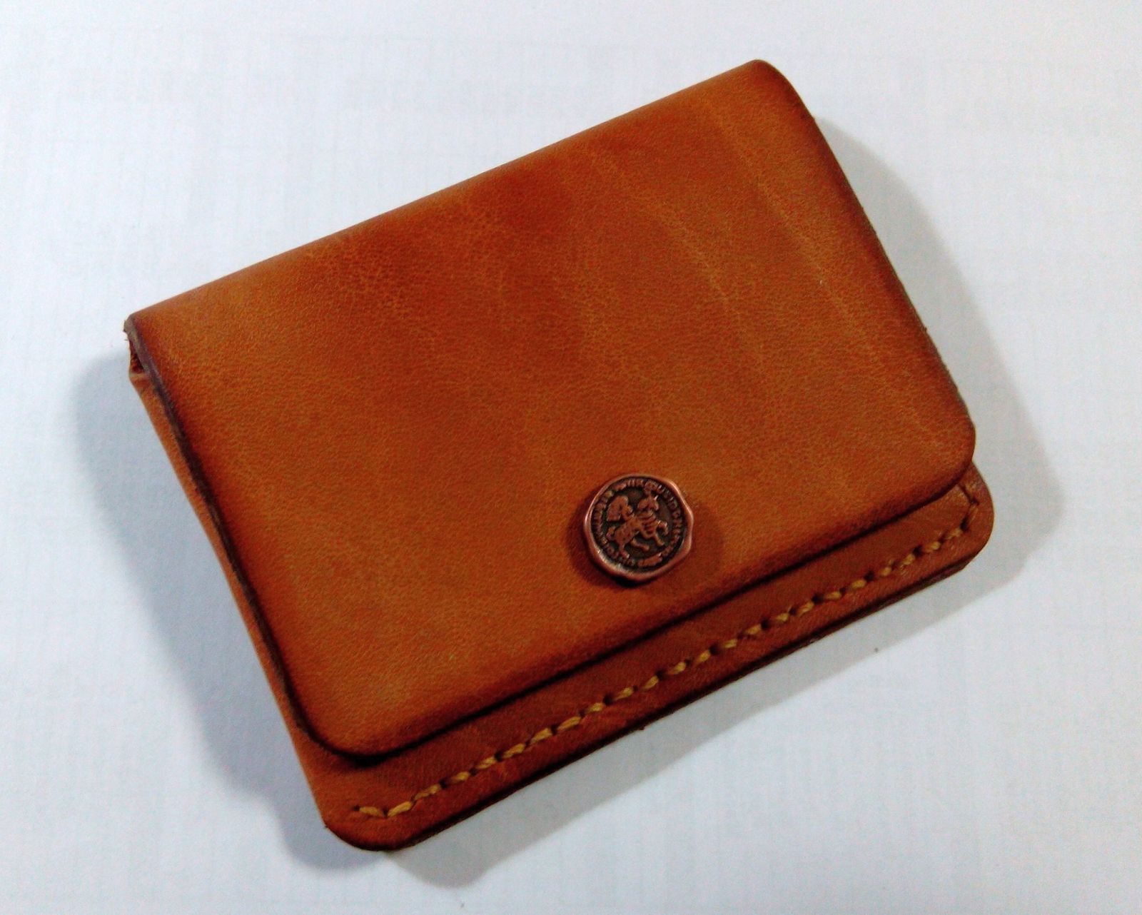 Wallet - My, Leather craft, With your own hands, Leather, Longpost