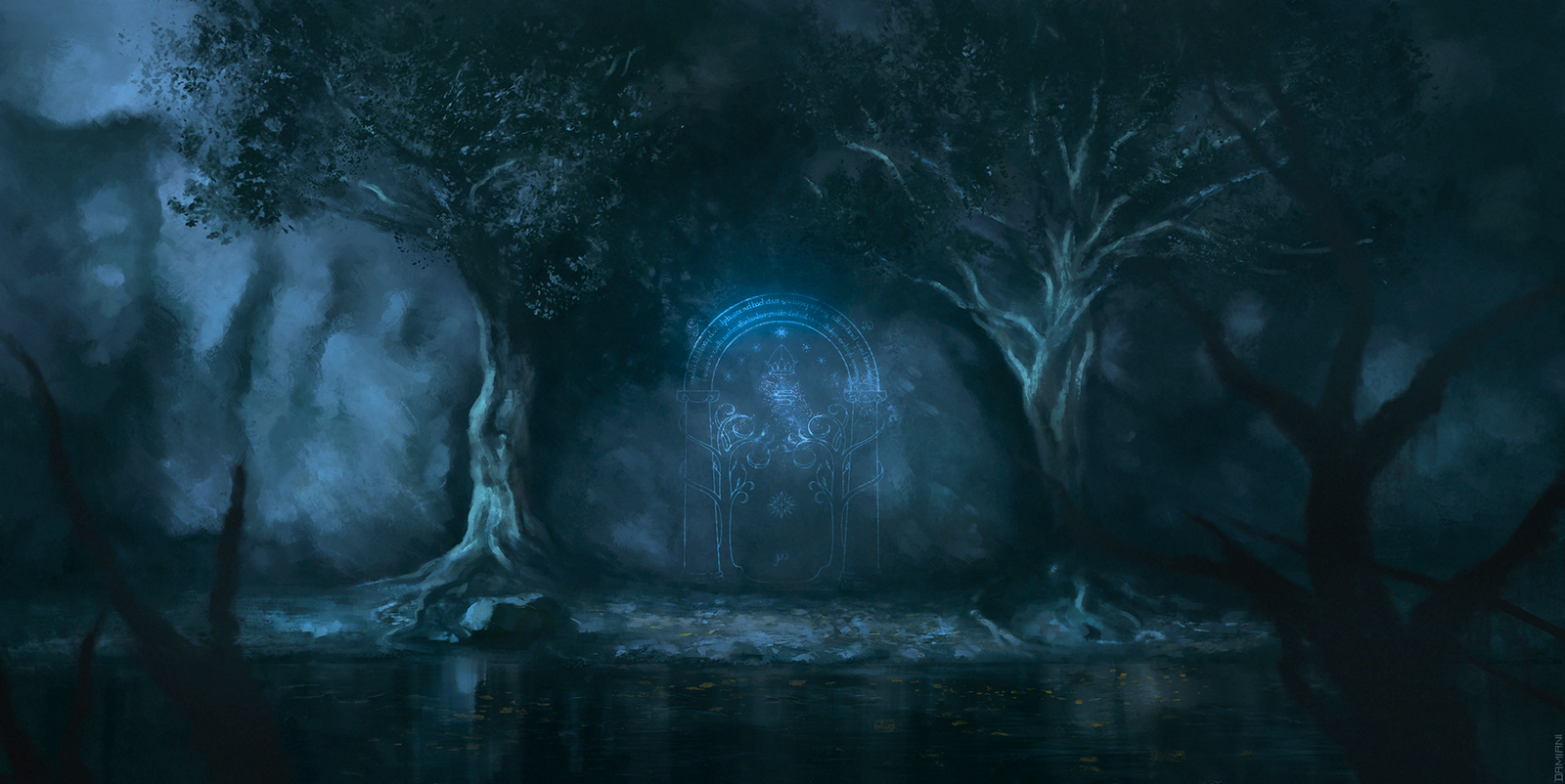 Through the Middle Earth. - Lord of the Rings, Middle earth, Art, Tolkien, Lotro, , Longpost