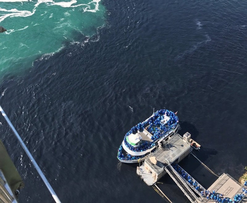 Some kind of haze: Niagara Falls turned black for two days. - Interesting places, Facts