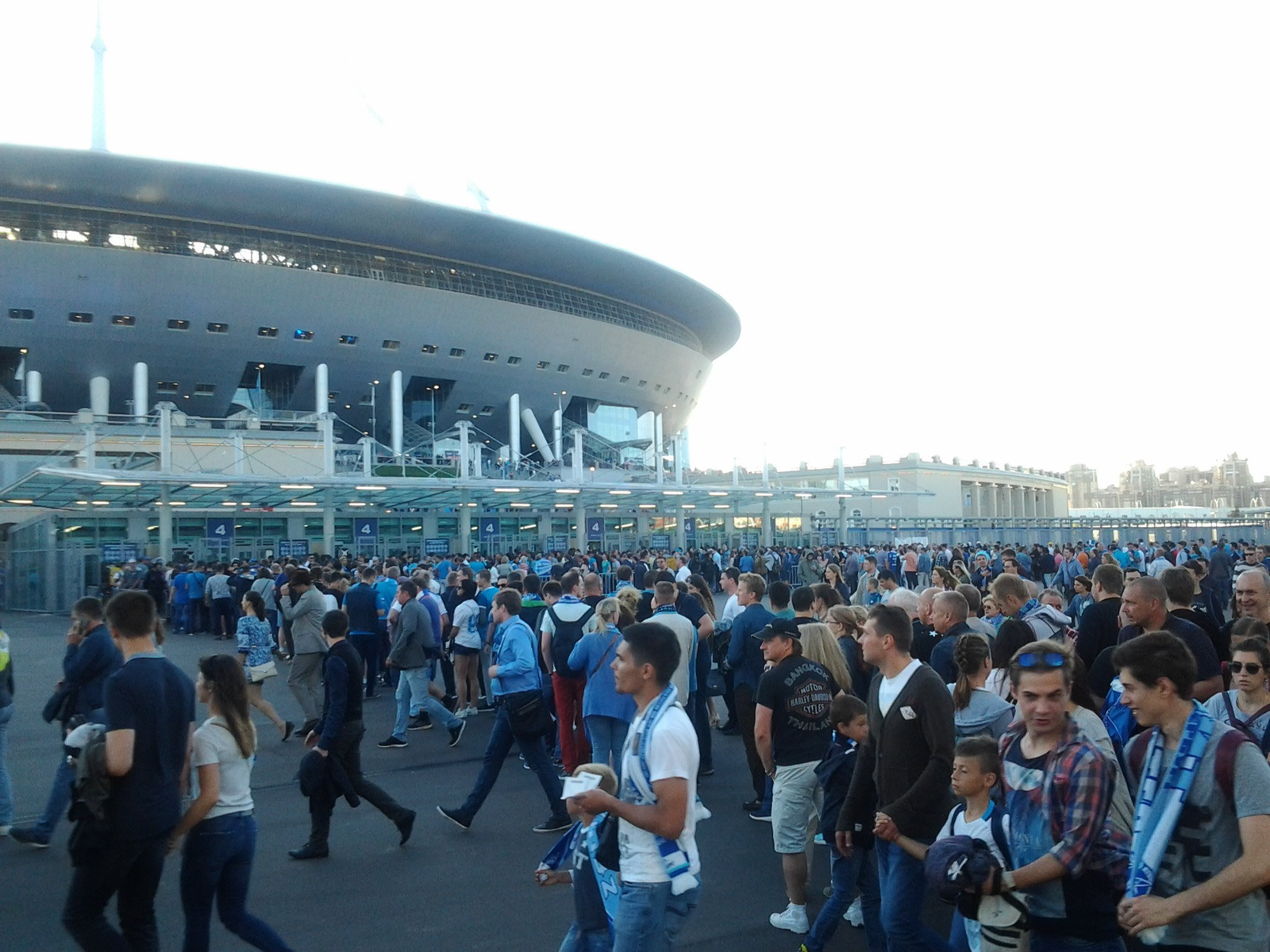 Zenit Arena - Football, Zenith, Gazprom arena, Saint Petersburg, Queue, Boiled