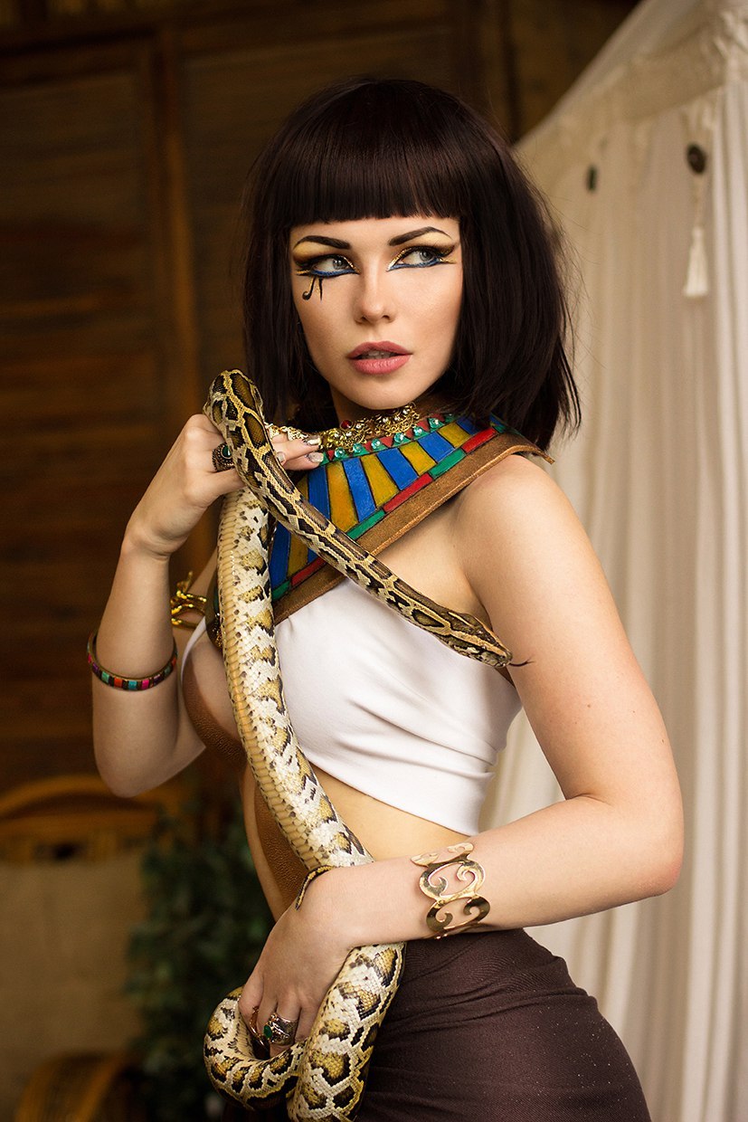 Irina Pirozhnikova - The photo, Girls, Irina meier, Egypt, Longpost, Snake