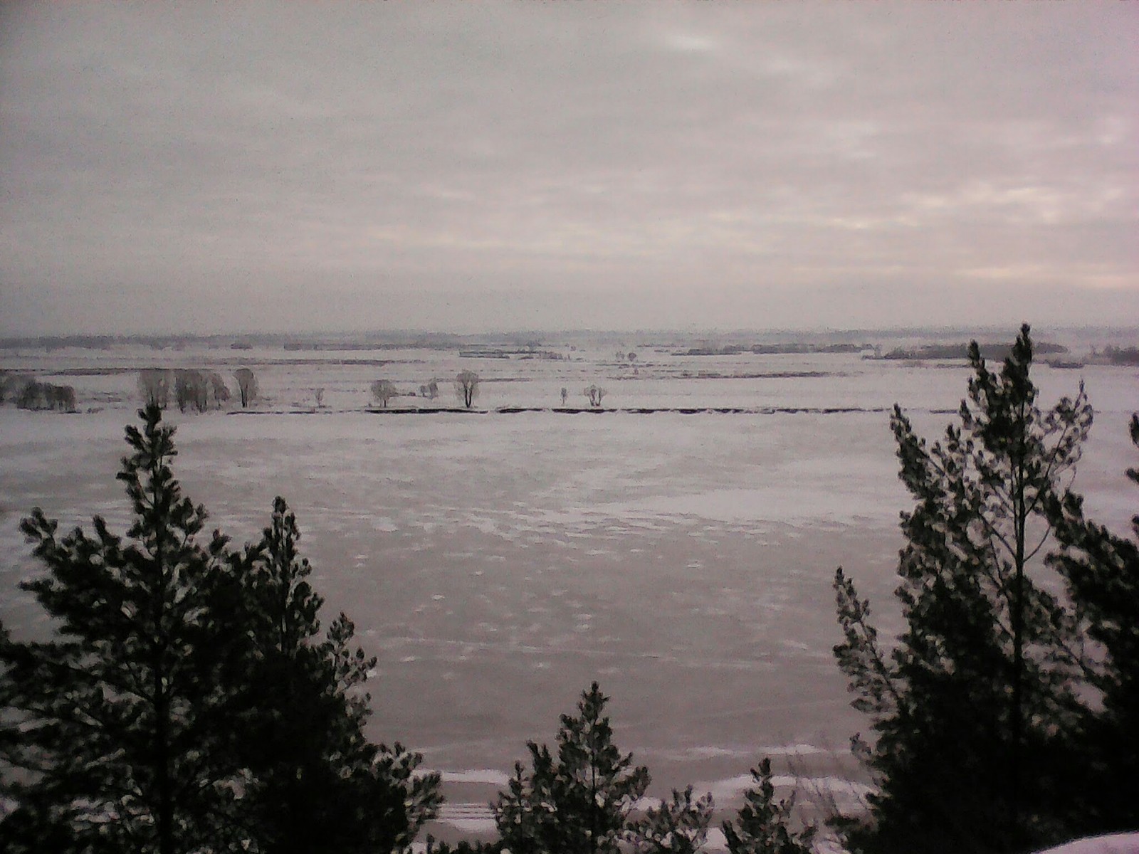 Landscapes from Winter Fishing: Kama River, Krasnaya Gorka. - Fishing, Spoon, Wobbler, Fishing rod, Spinning, Longpost