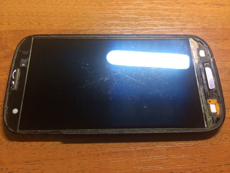 How not to do Samsung s3 - My, Do not do like this, Glass replacement, Samsung, Longpost